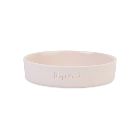 Cat Feeding Bowl Rose Quartz