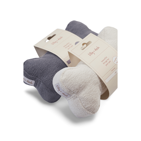 Dog Bone Toy Charcoal