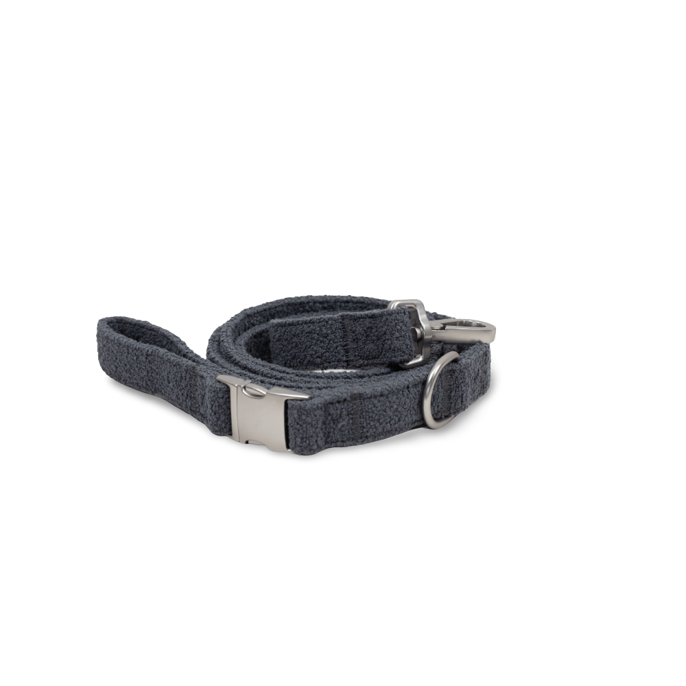 Boucle Dog Lead in Charcoal
