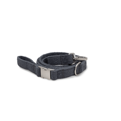 Boucle Dog Lead in Charcoal