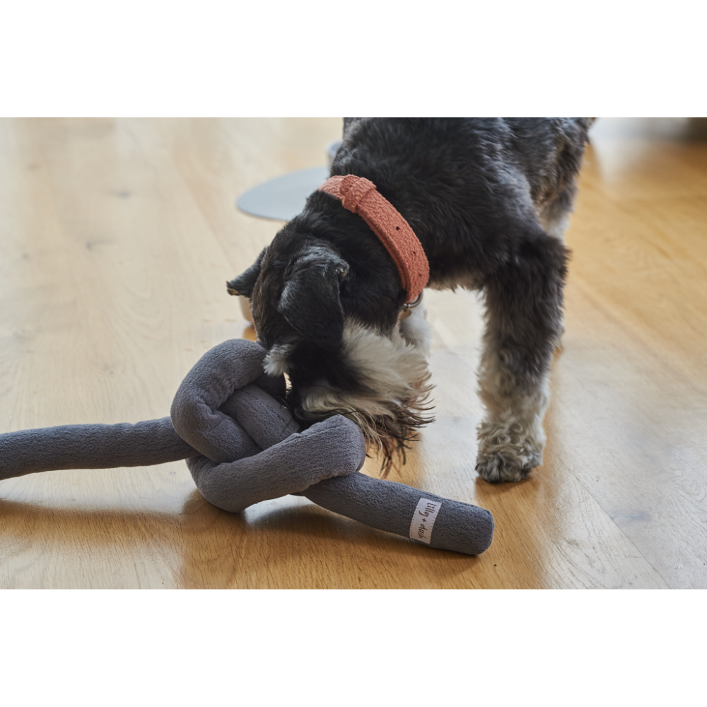Dog Knot Toy Charcoal