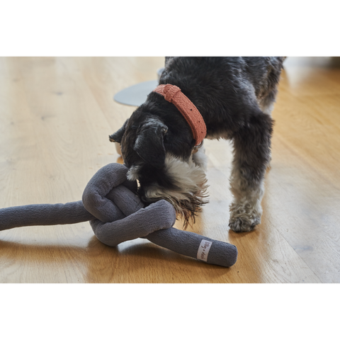 Dog Knot Toy Charcoal