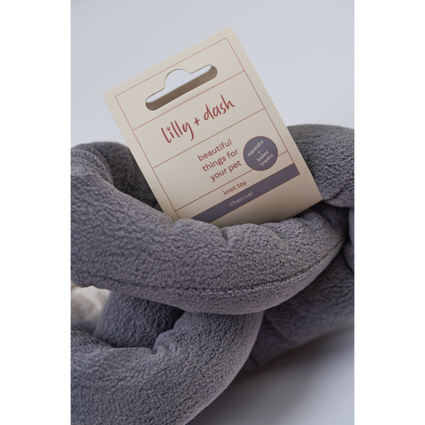 Dog Knot Toy Charcoal