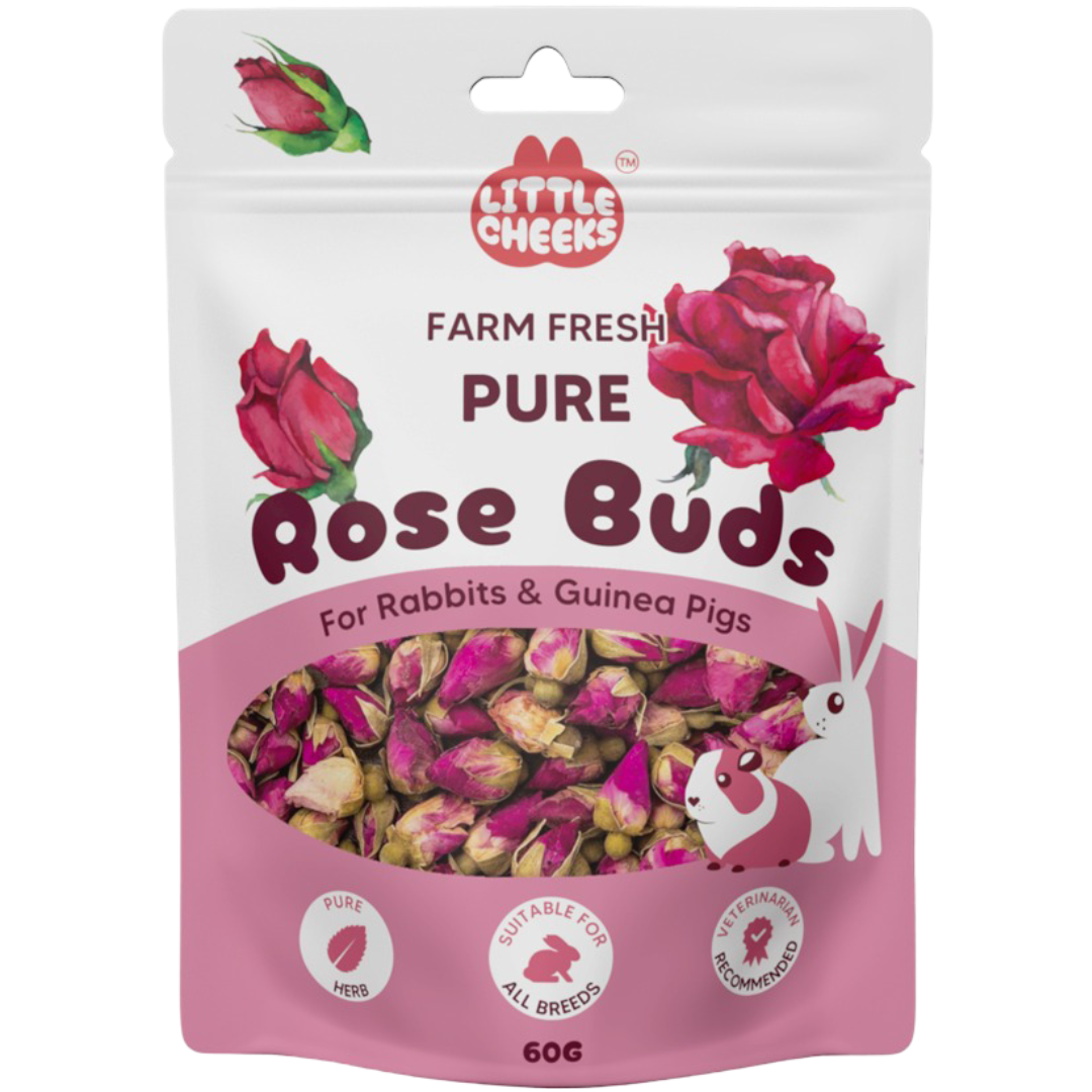 Farm Fresh Pure Rose Buds Forage for Small Pets