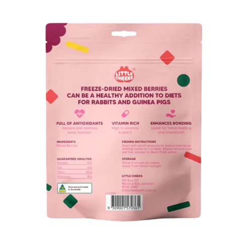 Freeze Dried Mixed Berries Treats for Small Pets