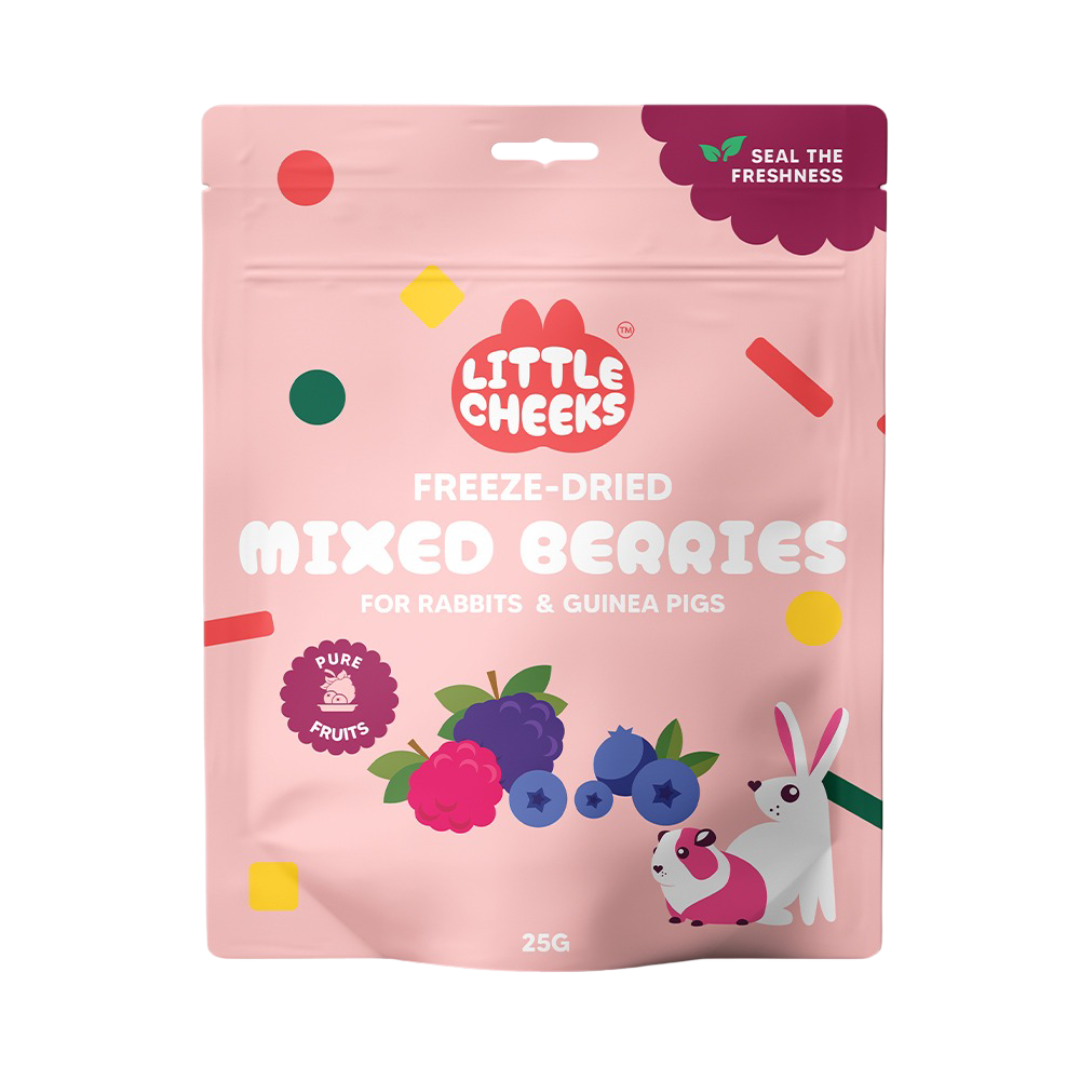 Freeze Dried Mixed Berries Treats for Small Pets