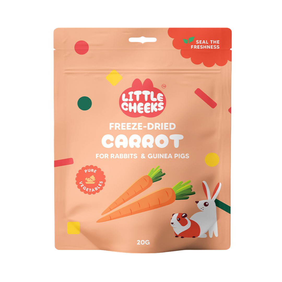 Freeze Dried Carrot Treats for Small Pets
