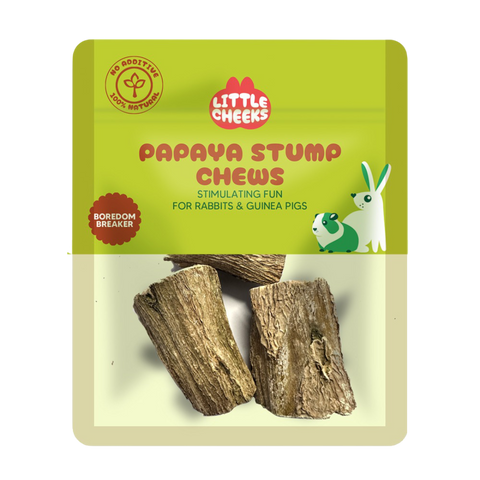 Papaya Stump Chews Treats for Small Pets