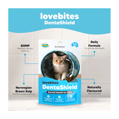 Lovebites DentaShield for Cats - 60 Chews