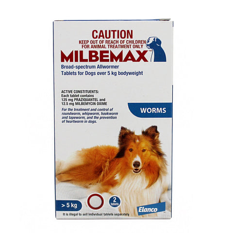 Milbemax Broad Spectrum Wormer for Dogs