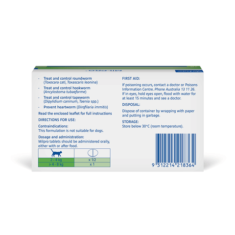 Broad Spectrum Allwormer Tablets For Cats