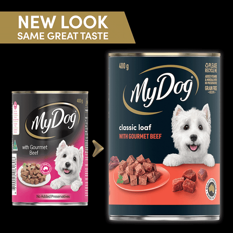 Loaf Classic Wet Dog Food Gourmet Beef Trays