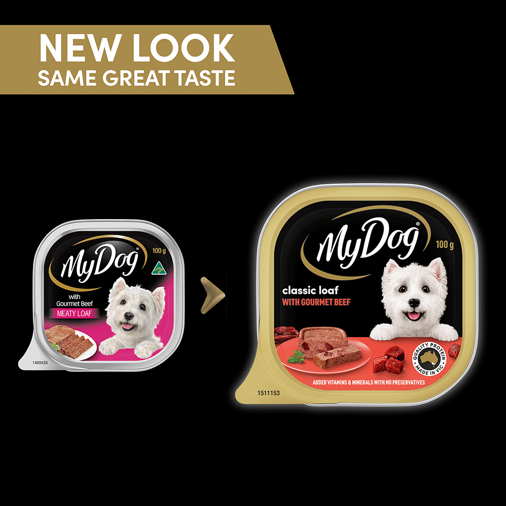 Loaf Classic Wet Dog Food Gourmet Beef Trays