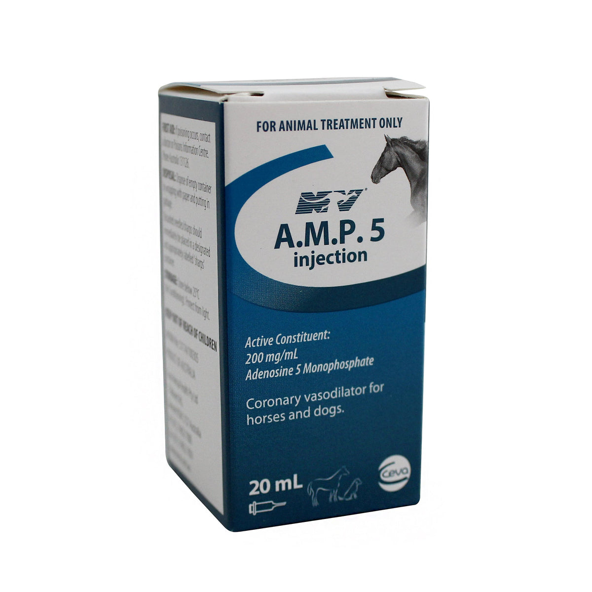 AMP-5 Injection for Horses & Dogs 20ml