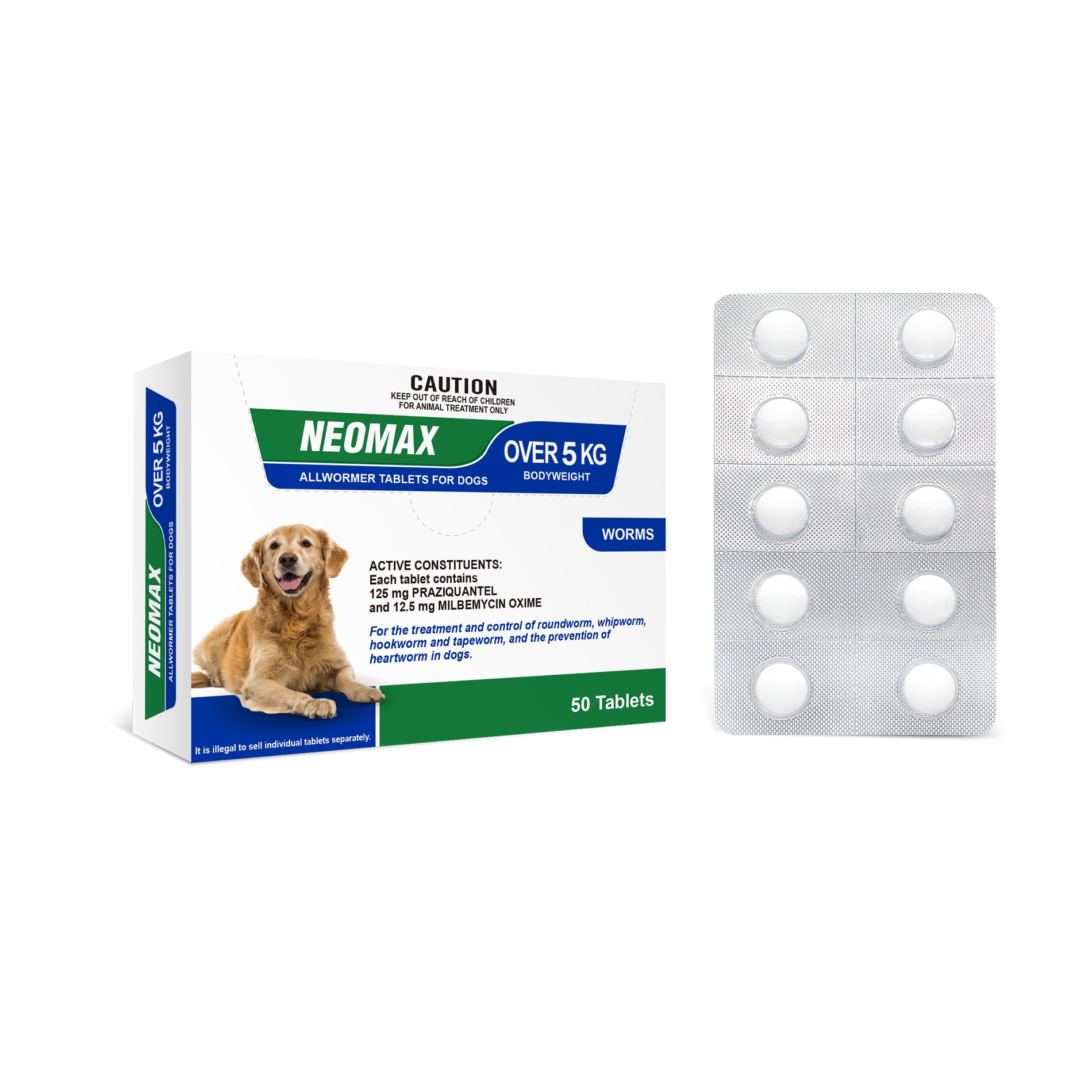 Neomax Clean Neomax Allwormer Tablets for Dogs over 5kg – petsome
