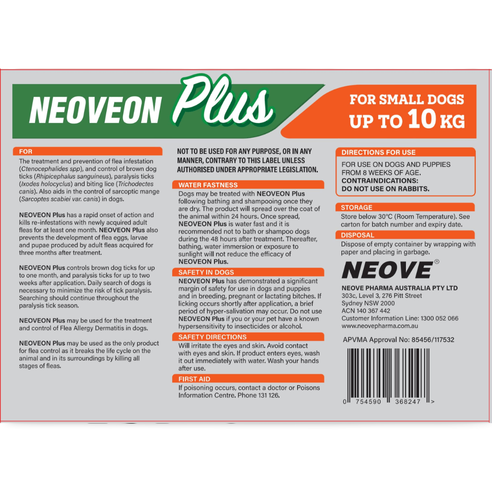 Flea & Tick Spot-On For Small Dogs