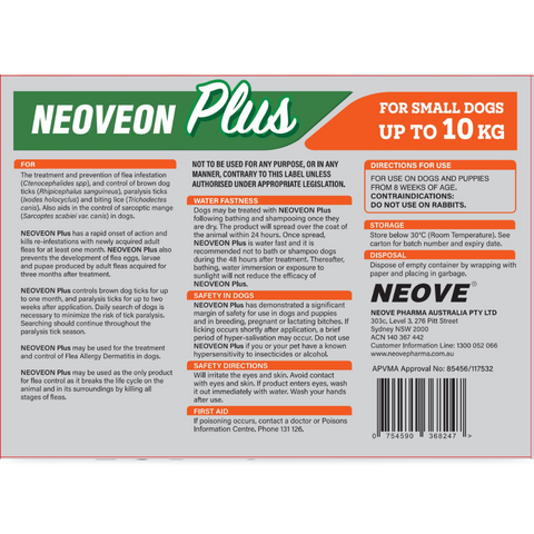 Flea & Tick Spot-On For Small Dogs