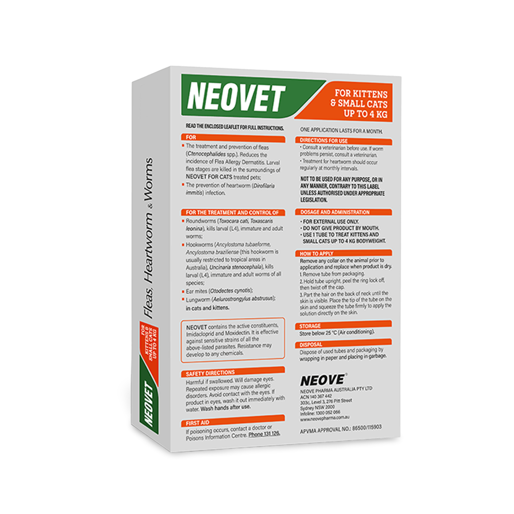 Flea And Worming For Kittens And Small Cats