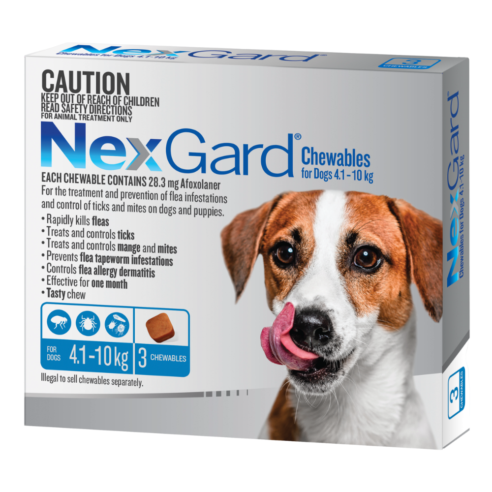 For Small Dogs Flea & Tick Chews 4.1-10kg