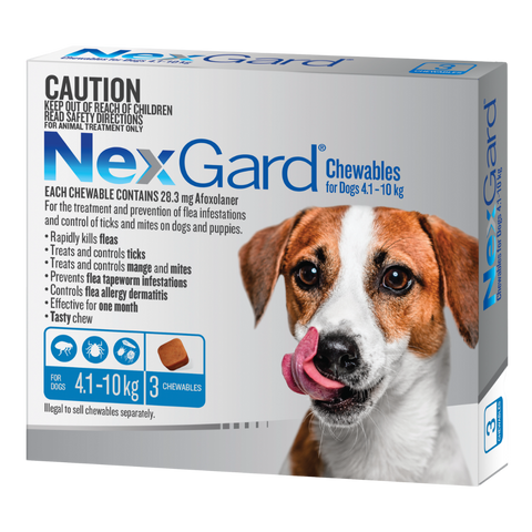 For Small Dogs Flea & Tick Chews 4.1-10kg