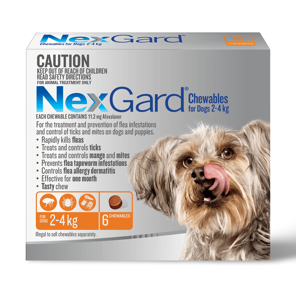 For Very Small Dogs Flea & Tick Chews 2-4kg