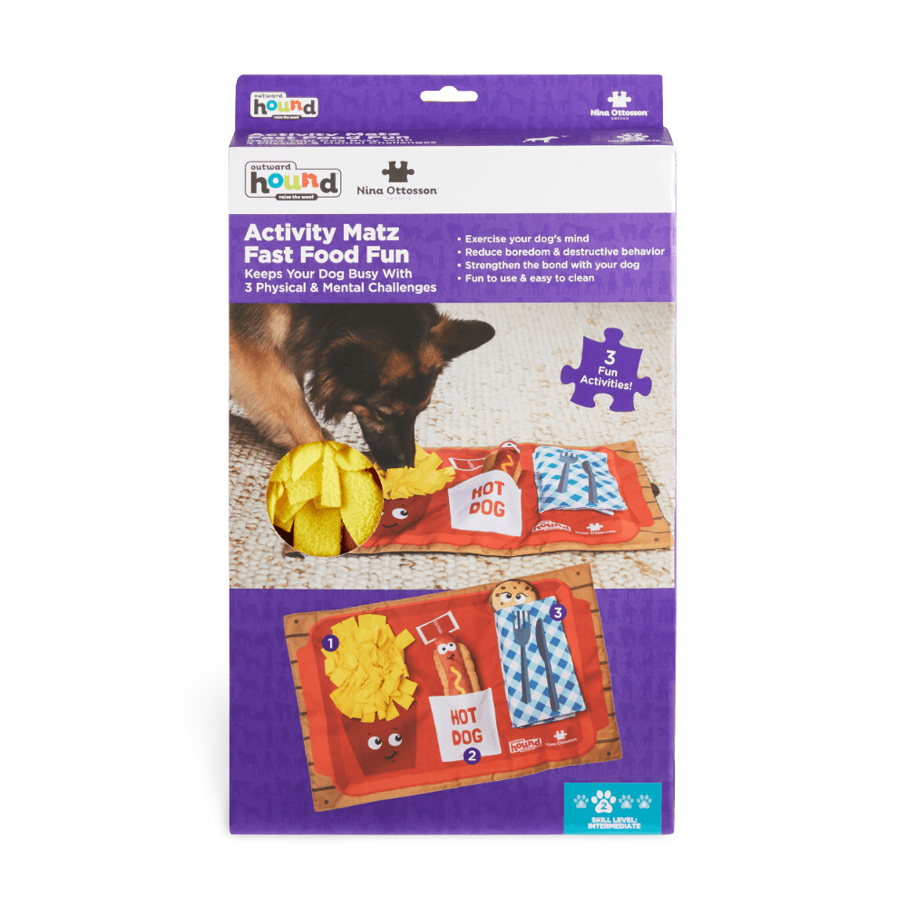 Activity Mat Fast Food Snuffle Mat Dog Toy