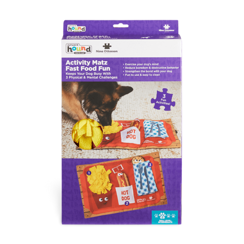 Activity Mat Fast Food Snuffle Mat Dog Toy