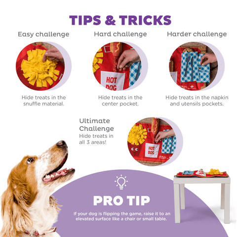 Activity Mat Fast Food Snuffle Mat Dog Toy
