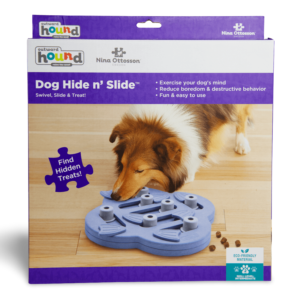 Dog Hide N Slide Puzzle Purple