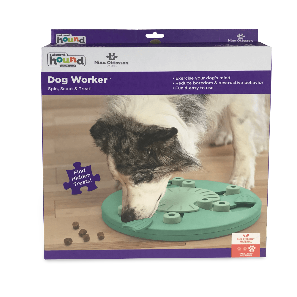 Dog Worker Puzzle Green