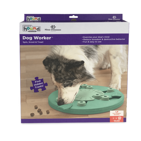 Dog Worker Puzzle Green