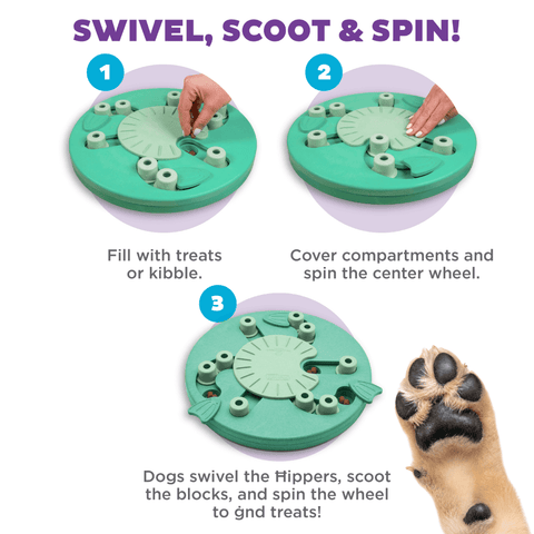 Dog Worker Puzzle Green