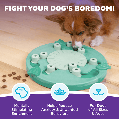 Dog Worker Puzzle Green