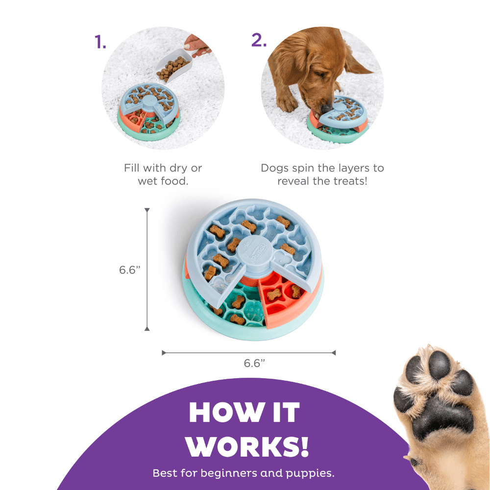 Puppy Lickin Layers Puzzle Dog Toy