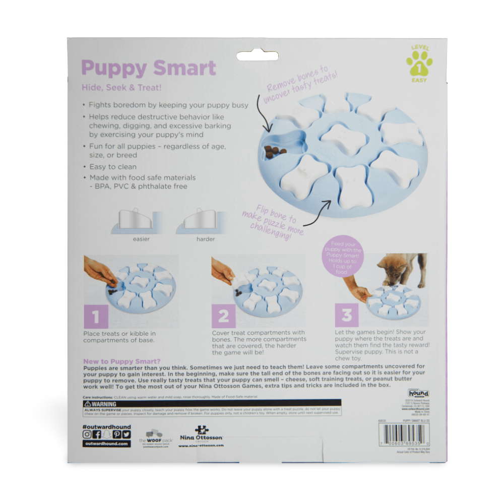 Puppy Smart Organiser Dog Treat Puzzle Toy