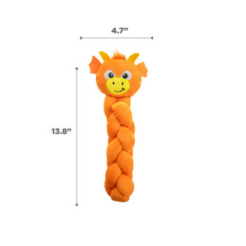 Nina Ottosson Silly Twistiez Dragon Puzzle Plush Dog Toy