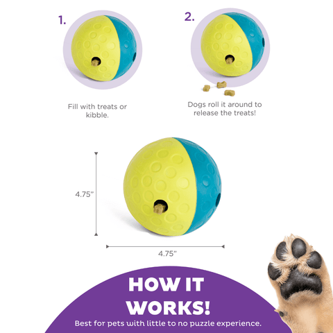 Treat Tumble Dispensing Small Dog Toy