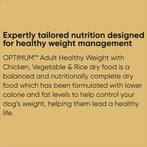 Adult Healthy Weight Dry Dog Food Chicken Vegetables And Rice