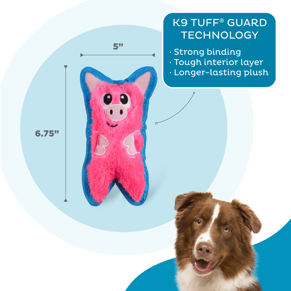 Durablez Pig Plush Dog Toy