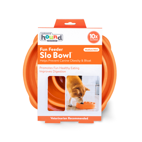 Fun Feeder Slo Bowl Orange