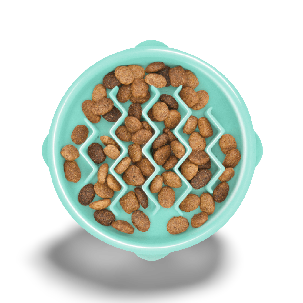 Fun Feeder Wave Slow Feeder Dog Toy Mint