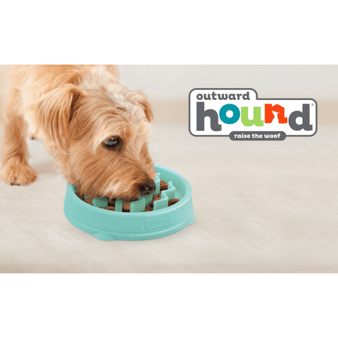 Fun Feeder Wave Slow Feeder Dog Toy Mint