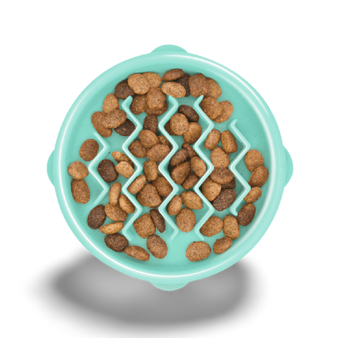 Fun Feeder Wave Slow Feeder Dog Toy Mint