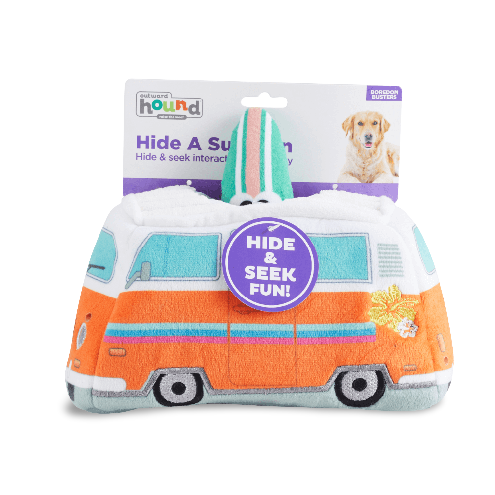 Hide A Surf Van Dog Toy
