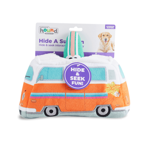 Hide A Surf Van Dog Toy
