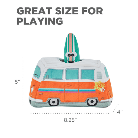 Hide A Surf Van Dog Toy