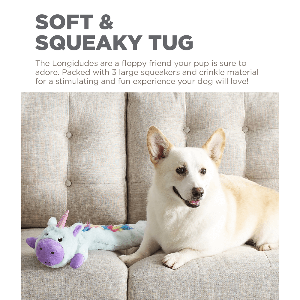 Longidudes Unicorn Dog Toy