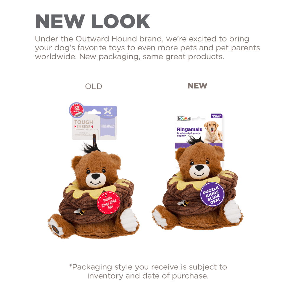 Ringamals Honey Bear Dog Toy
