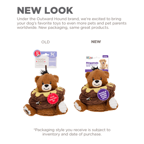 Ringamals Honey Bear Dog Toy