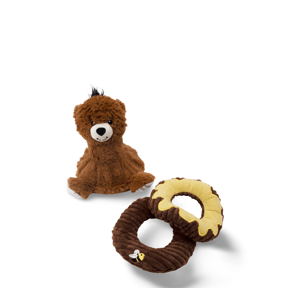 Ringamals Honey Bear Dog Toy